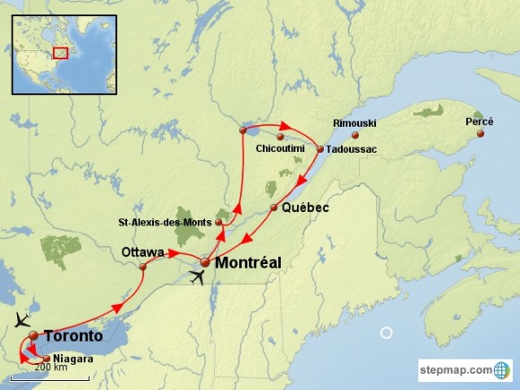 Canada / Québec et Ontario / Fly & Drive / Découverte du Québec et de l'Ontario