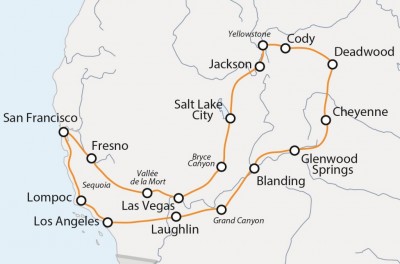Californie, Canyons & Yellowstone (2022)