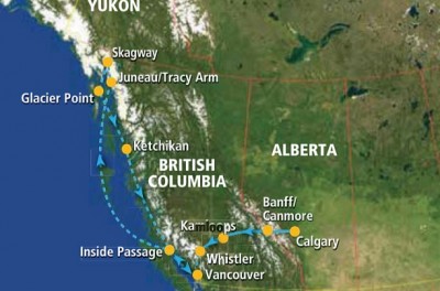 Combiné croisière Alaska & Ouest canadien