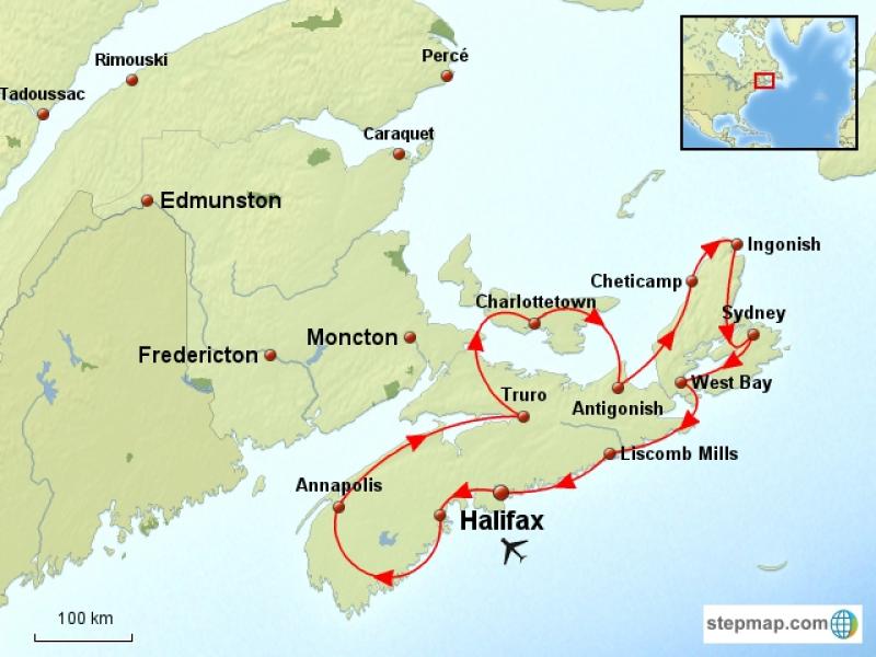 Au départ de Halifax, le meilleur de la Nouvelle-Ecosse et de l'Ile-du-Prince-Edouard, avec les villages de pêcheurs et la côte escarpéée de la baie de Fundy. 