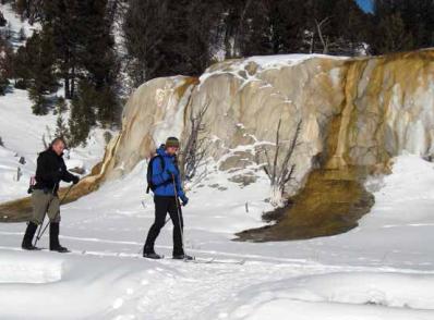 Mammoth Hot Springs & ses terrasses