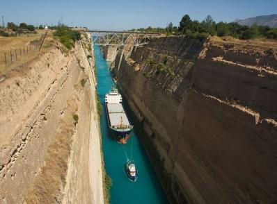 Athènes - Canal de Corinthe - Théâtre d'Epidaure - Nauplie (170 km)