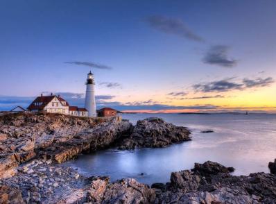 Boothbay Harbor - Bath - Portland, ME (100 km)