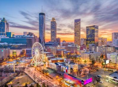 Arrivée à Atlanta, GA