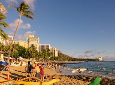 Arrivée à Oahu (Honolulu)