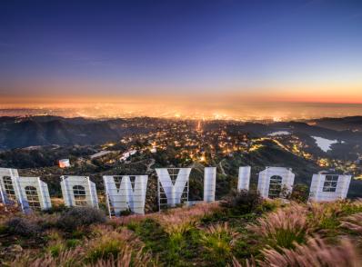 Arrivée à Los Angeles, CA