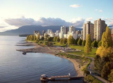 Arrivée à Vancouver, BC