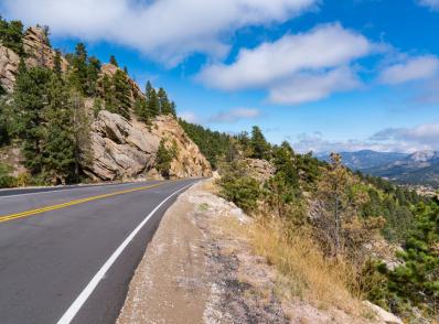Denver - Golden - Estes Park, CO (140 km)