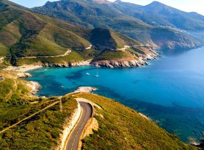 Boucle autour du Cap Corse (env. 150 km)