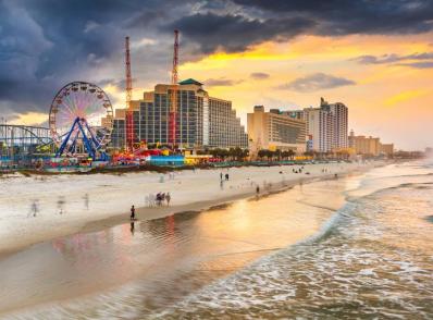 Tampa - St Augustine - Daytona Beach - Orlando (495 km)