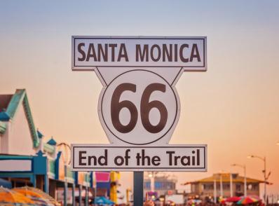 Las Vegas - Los Angeles - Santa Monica, CA (465 km)