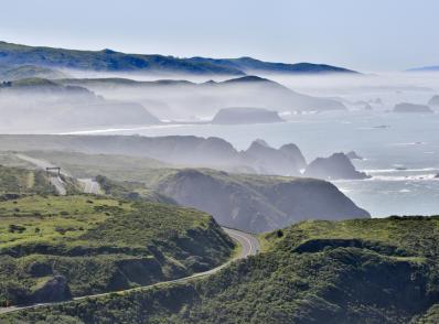 San Francisco - Mendocino - Fort Bragg, CA (295 km)