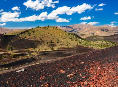 Ketchum - Craters of the Moon - Idaho Falls - West Yellowstone, ID (430 km)