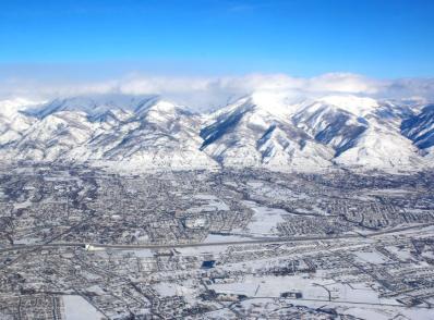 Route vers Salt Lake City (80 km) et vol retour