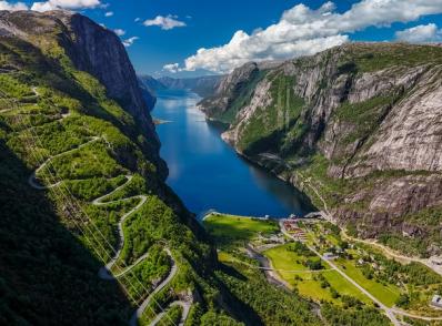 Edland - Lysevegen - Lysebotn (185 km)