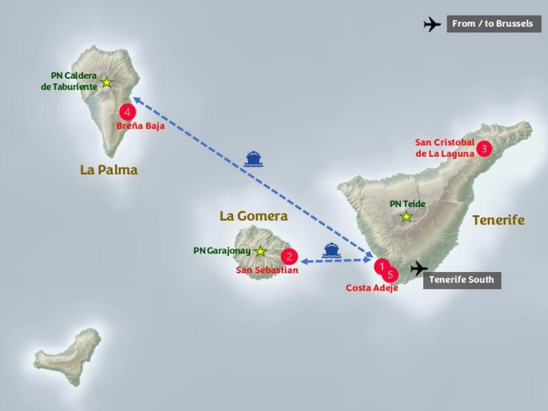 Les Îles Canaries comme vous ne les avez jamais vues, avec La Gomera et La Palma, sans oublier Tenerife et ses pépites. Voyage accompagné (motos & voitures).&nbsp;