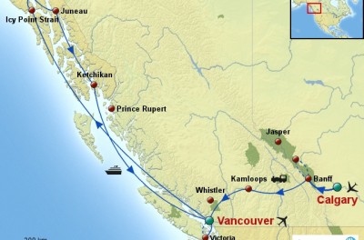 L'Ouest Canadien accompagné & Croisière en Alaska