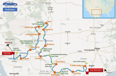 La Route des Presidios, entre Texas, Nouveau-Mexique & Arizona