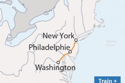 New York, Philadelphie & Washington / train + autocar (2022)